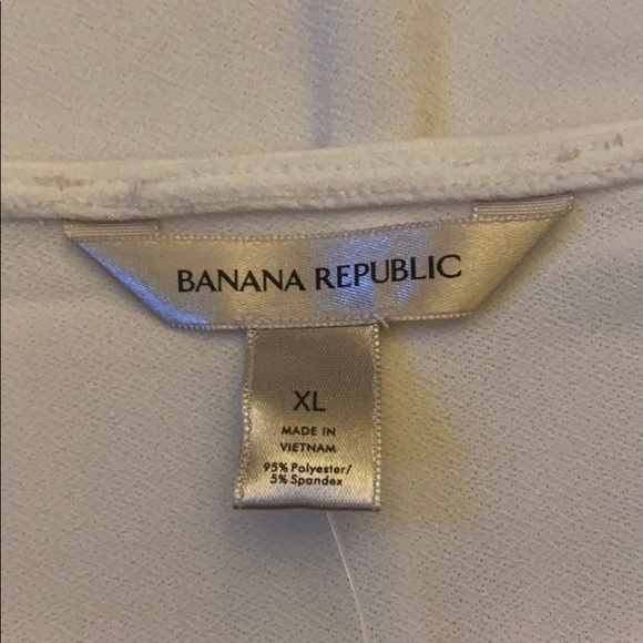 Banana Republic white bell sleeve top M NWT - Picture 5 of 9